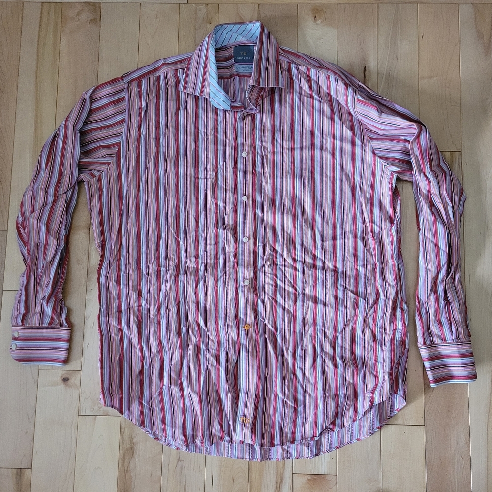 Thomas Dean men's size XL button up shirt